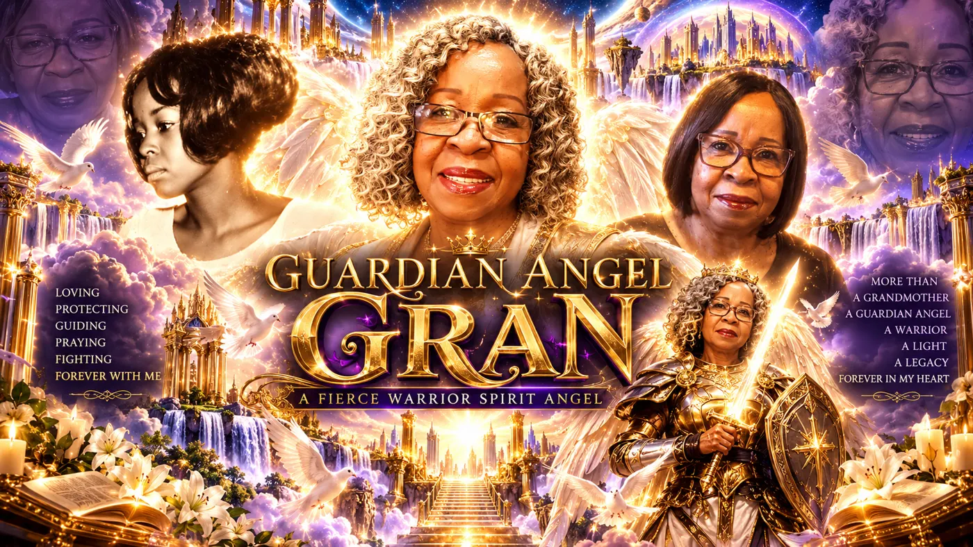 Guardian Angel Gran, a fierce warrior spirit angel